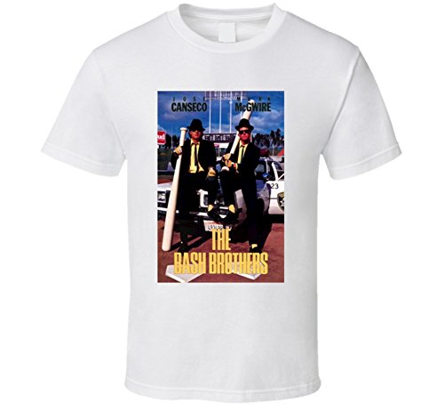 Retro Oakland Baseball Jose Canseco Mark McGwire The Bash Brothers XL White