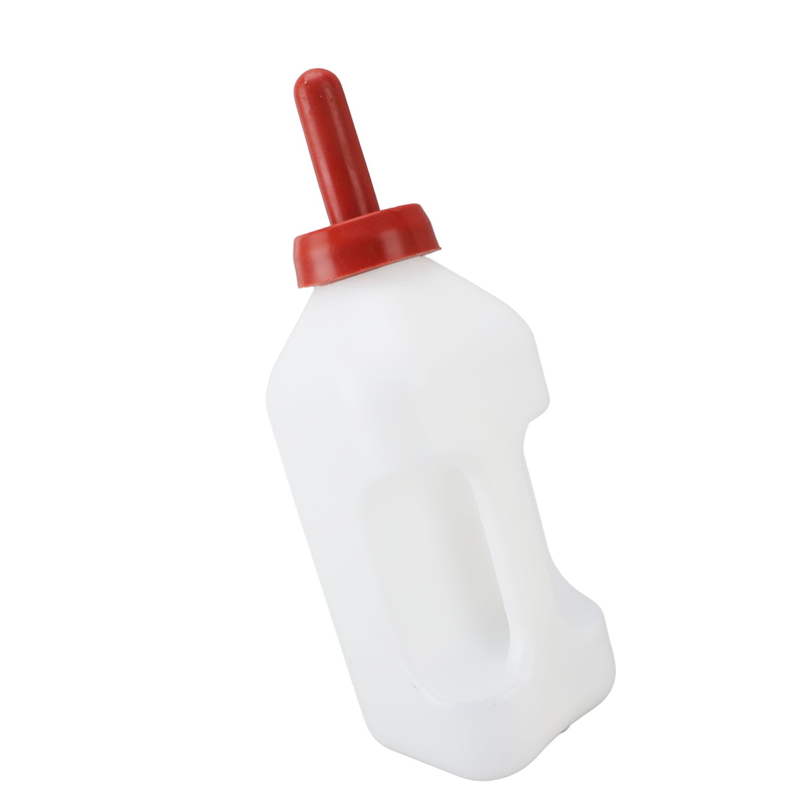 Wakects Biberón para Terneros de 2 Cuartos de Galón, con Diseño Antideslizante a Prueba de Fugas, Tetina de Silicona y para Facilitar la Alimentación de Lactancia, Alimentador de (Olla de Leche