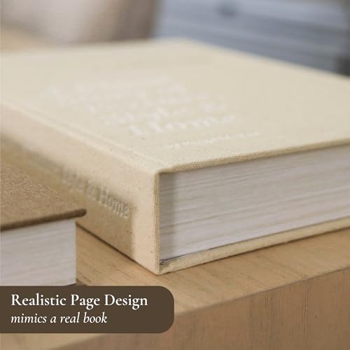 Linen Faux Books with Storage