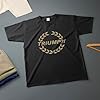 Triumph Cars T-Shirt Gold Wreath Stag GT6 Spitfire Official Licenced Product (UK, Alpha, M, Regular, Regular, Black) #2