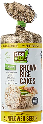 Rice up Rice Cakes Sunflower Seeds 120 Gm (Pack Of 1)