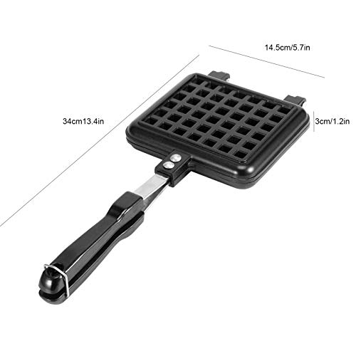 Tragbare Waffeleisen Uniform Heizung Frühstücksmaschine Bakelit Griff für Ei für Hotel – Bild 4