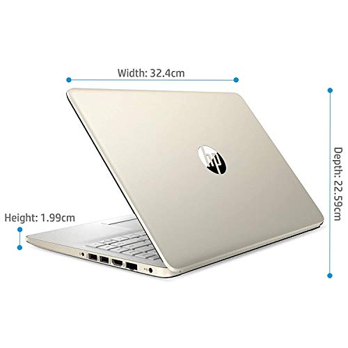 Image of HP 14 10th Gen Intel Core i3 Processor 14 inches FHD Business Laptop, 4GB /1TB HDD /Windows 10 Home /MS Office (Natural Silver /1.47Kg), 14s-cf3006tu