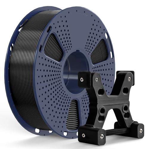 Image of PETG Filament 1.75mm - 1kg(2.2lbs) Elite PETG 3D Printer Filament, 1.75mm Dimensional Accuracy + /- 0.02mm, Black PETG