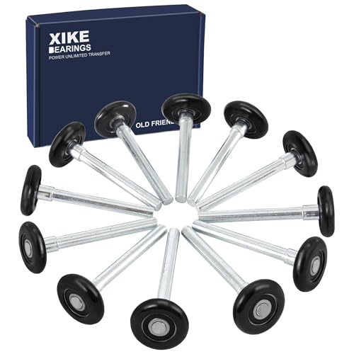 Rouleaux de porte de garage haute charge XiKe avec roulements de précision