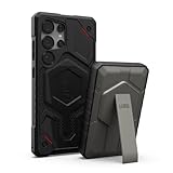 URBAN ARMOR GEAR UAG Designed for Samsung Galaxy S25 Ultra Case Monarch Pro, Compatible with Magnetic Charging Bundle with 10000mAh Power Bank with Stand (Kevlar Black + Black/Titanium)
