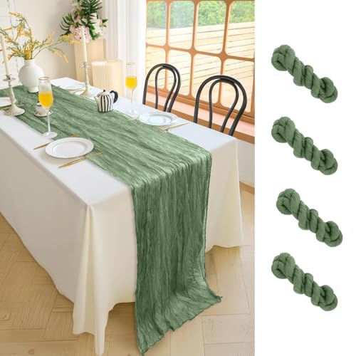 Camino De Mesa Verde,Camino De Mesa,Camino De Mesa Moderno,Camino De Mesa Rustico,Camino Mesa,Tapete Mesa Comedor,Decoracion Mesa Comedor,Camino De Mesa Tul,Camino De Mesa Navideño,90x300cm,4 Piezas