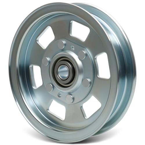 033-8000-00 Flat Idler Pulley, Lawn Mower Idler Pulley Compatible with Bad Boy 48' 50' 54' 60' ZT Series, 48' 54' MZ Series, 54' 61' 72' Outlaw Series Replaces# 033-2000-00, 033-7201-00, 033-7201-25
