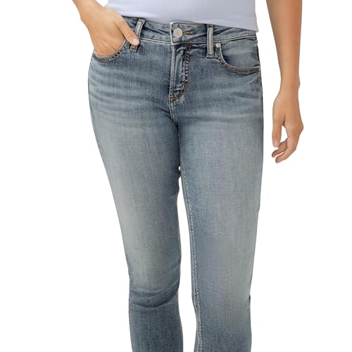 Silver Jeans Co. Women's Elyse Mid Rise Capri4