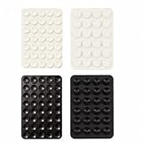 MIMISOLA Ventosa per Telefono, 4 Pezzi Silicone Ventosa per Cellulare, Ventosa a Doppia Fa...