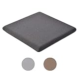Square Chair Cushion for Dining Chairs 16x16 Inch Memory Foam Seat Cushion Anti-Slip Kitchen Chair C