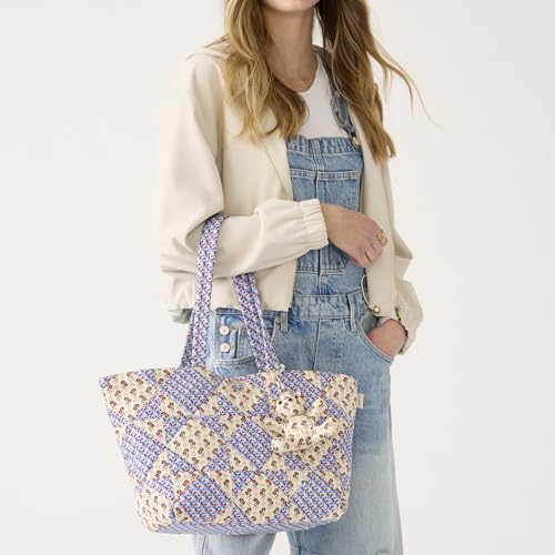 Image of Vera Bradley Women's Premium Cotton Small Hathaway Tote Bag