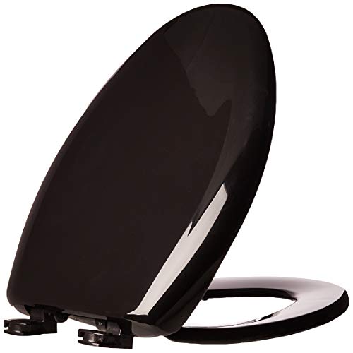 Bemis 1200Slowt 047 Color Classics Slow Sta-Tite Elongated Closed Front Toilet Seat, Black, 18.75 X 14.00 X 2.31 Inches #TOP2