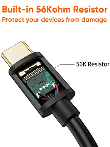 Cablecreation [3-Pack] Short Usb To Usb C Cable 6 Inch, Usb A To Usb C Cable Fast Charging Cable, 3A Type C Cable 480Mbps Data Usb-C For Power Bank Galaxy S23 S23+ S22 S21 S20 Pixel Hero 0.15M Black #TOP5