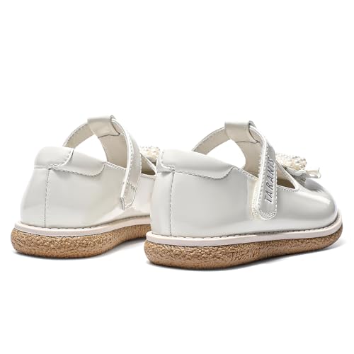 Girls Dress Shoes Toddler Mary Janes Shoes Pearl Princess Ballet Flats4