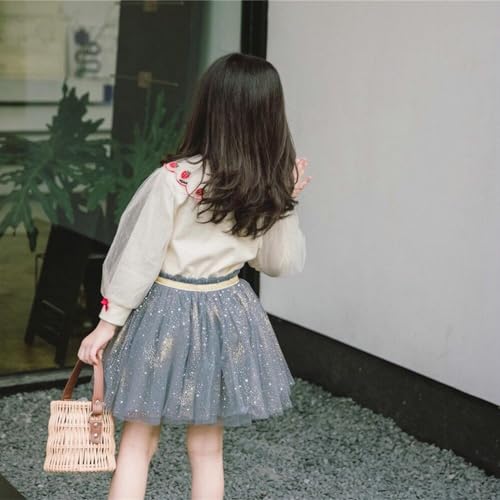 Robe de danse 80's et jupe tutu rose : costume résistant et extensible pour les filles - 4