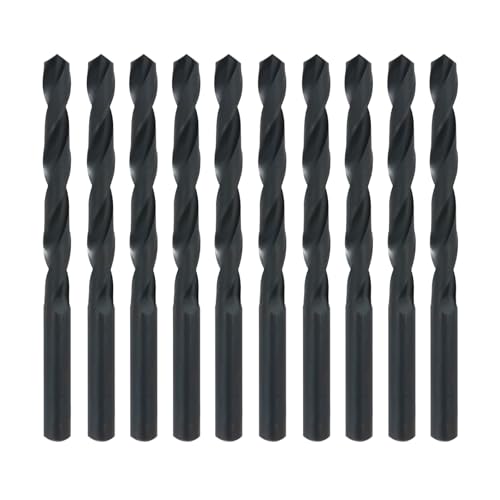 Misuyue 4.2mm HSS Metal Drill Bits, 10pcs Carbide Drilling Bit Sets, Twist Drill Bit suitable for Copper Aluminium Iron Plastic, Wood Drilling Bits