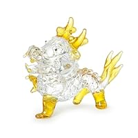 Amazon.co.jp: 龍 置物 クリスタル 龍の置物 竜 オブジェ ガラス