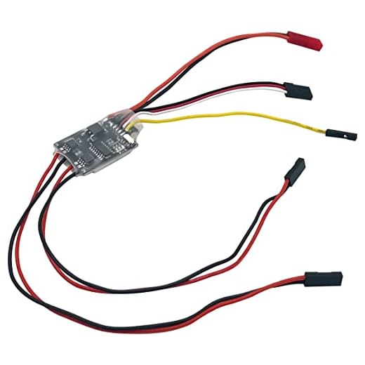 Dual Way Bidirectional Brushed 5A ESC 2S-3S Lipo Speed Control for RC Model Boat Tank 130 180 Brushed Motor Spare Parts