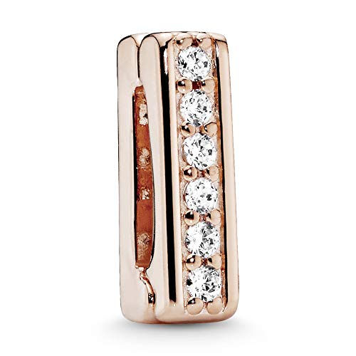 Evita el movimiento de tus abalorios con el Pandora Charm de Clip Brillante 787633CZ