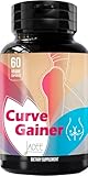 Jadee Curve Weight Gainer for Women – Natural Butt Enhancer Pills with Aguaje, Pueraria Mirifica & Dong Quai | Weight Gain Pills for Big Butt & Hips | Booty Builder & Butt Growth Herbal Formula