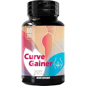 Smart Weight Gainer for Women – Booty Pills, Curves & Shape Support for Healthy Weight Gain, Hips & Glutes – Easy Alternative to Shakes – 60 Pills with Aguaje, Pueraria Mirifica, Dong Quai & more