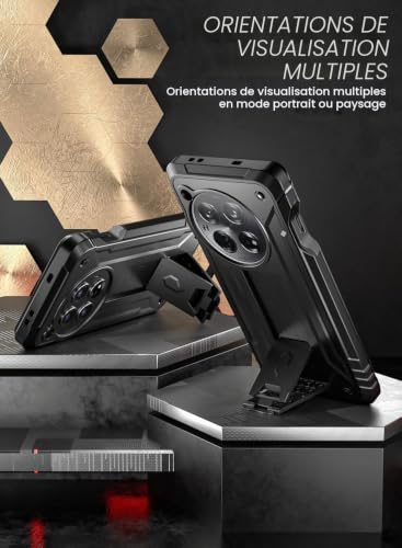 Coque OnePlus 12 5G antichoc avec protège-écran compatible empreinte - 4