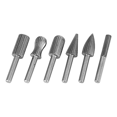 Set de 6 fresas de carburo de tungsteno para grabado miniatura 6