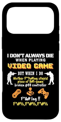 �^�C�g�� : Funny Gamer Design �r�f�I�Q�[�� �R���\�[���t�@�� �X�}�z�P�[�X iPhone 17 Pro Max �p