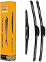 AUTOBOO Replacement for Honda fit Rear and Front Windshield Wiper Blade 2009-2020 ,3 Pieces 28'+14'+14 inch