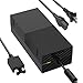 YCCTEAM Xbox One Power Supply Brick, Power Cord Accessory Kit Replacement for Xbox One 100-240V AC Adapter Power Charger Box