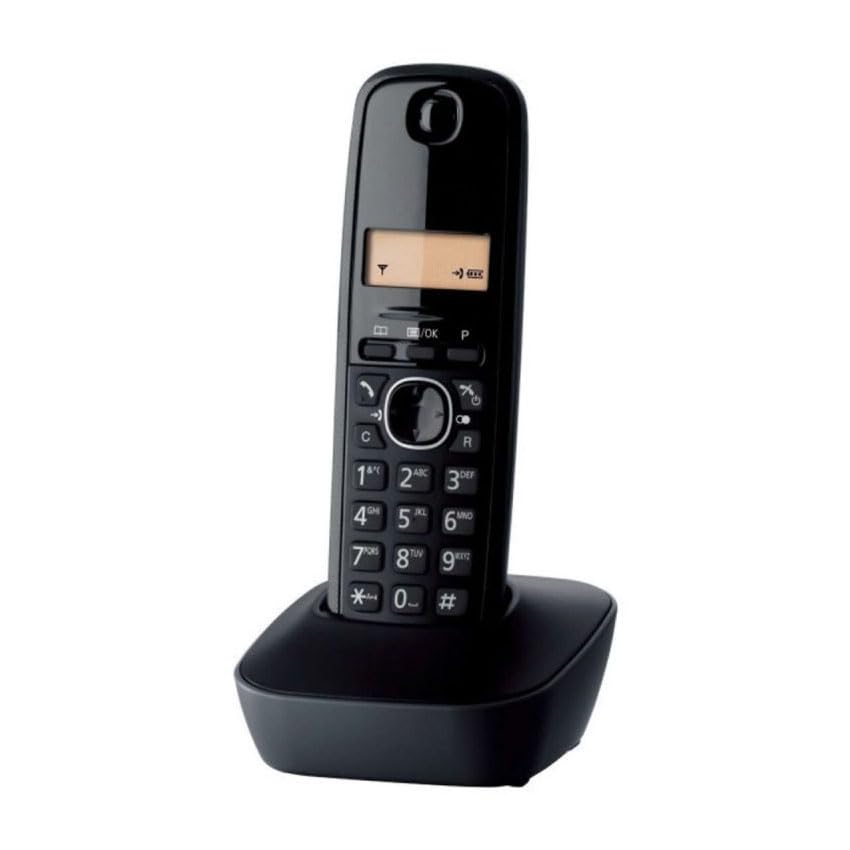 Téléphone sans fil DECT ergonomique à écran LCD haute clarté phonique