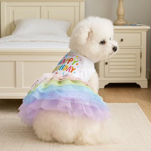 Disfraz de cumpleaños para perros pequeños talla X-Small miniatura 7