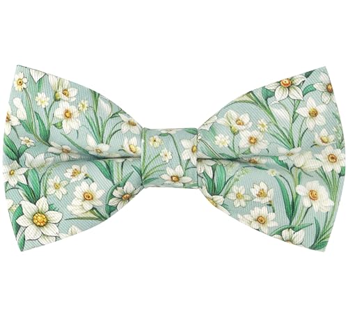 Image of Colorful Fun Pattern Pre-Tied Bow Tie Mens Floral Space Adjustable Bowtie