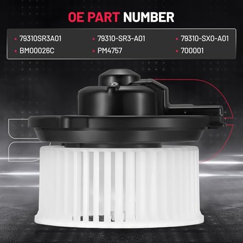 Image of BDFHYK AC Heater Blower Motor Fan 700001 Compatible with Acura 97-99 CL,94-01 Integra,Compatible with Honda 94-97 Accord,92-00 Civic,93-97 Civic del Sol,92-96 Prelude,HVAC Blower Motor Assembly PM4757