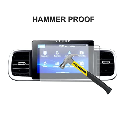 Image of 1-pack| Screen Protector compatible with Hyundai Venue Car Accessories Navigation or Music System (Stereo) Touch Screen Guard 8 inch