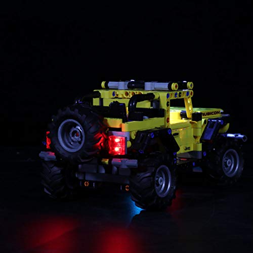 LIND Led Beleuchtungsset für Lego 42122 Technic Jeep Wrangler 4x4, Licht Set Kompatibel Mit Lego 42122 Bauset - Nicht… – Bild 8