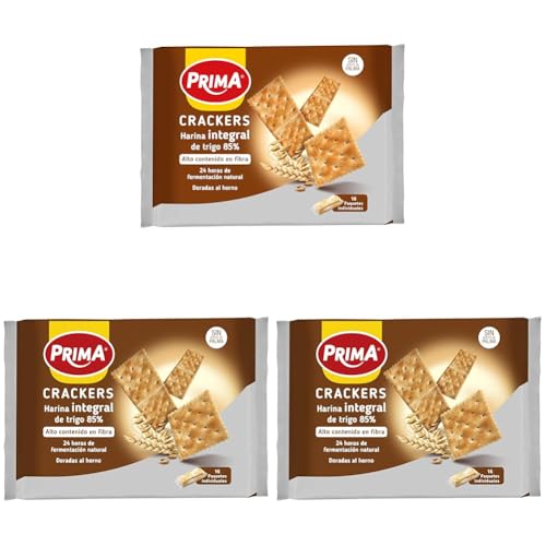 Prima Crackers Integral 500g (Paquete de 3)