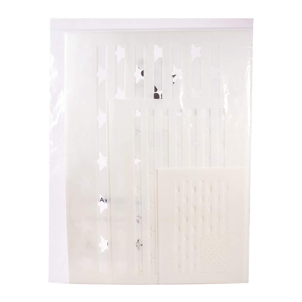Panneau Mural En Bois - Drapeau Américain - Style Country - 6x6 Pouces - Neuf