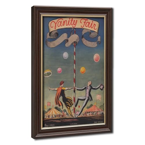 Impression sur toile vintage mai 1923 WCYB toile premium cadre en bois