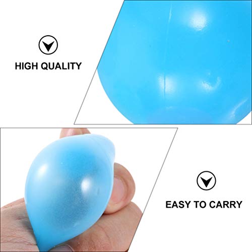 Bola de descompressão fluorescente YARDWE 4 peças para decoração de teto de parede de Natal 65 mm