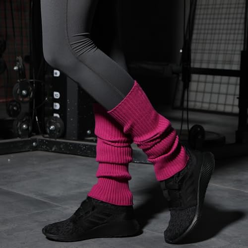 Image of Nanxson Knit Ribbed LegWarmer Women Knit Calf Accessories Leg Sleeves | Solid Neon Boot Socks,Y2K 80s Women's Lolita LegWarmer,Sports Party Yoga Dance Accessories,Winter Ankle Heap Kawaii Sock