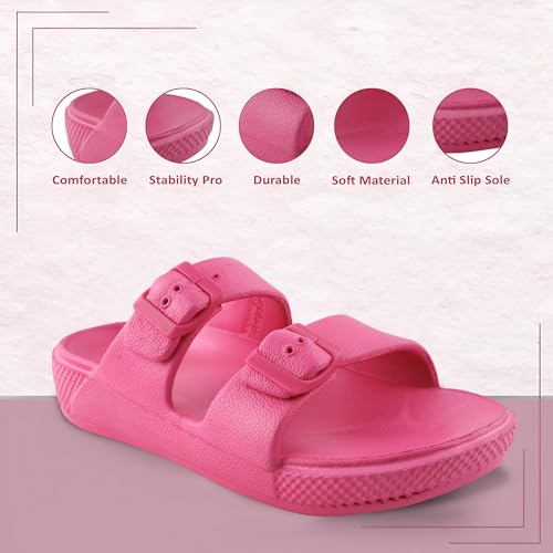Image of ANNTS Women Black EVA Slipper Sandal | Comfortable| Stylish | Modern Design | Breathable | Slip Resistant | Skin Friendly Material