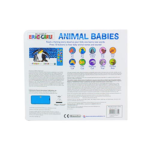 World of Eric Carle, Animal Babies 10-Button Sound Book - PI Kids (Play-A-Sound Books) - Image 2