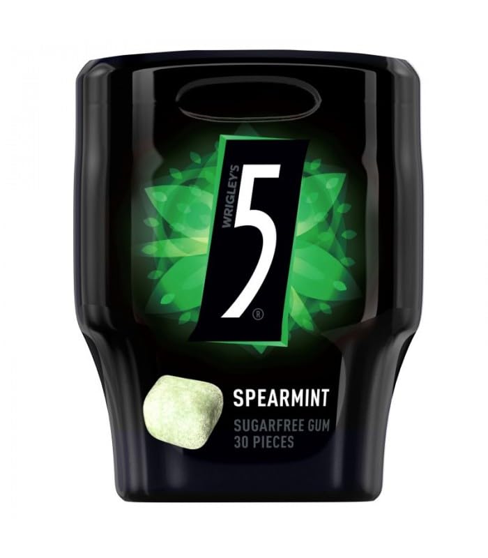 Wrigleys 5 Gum Spearmint Sugar Free Long-Lasting Flavor for Fresh Breath and Delightful Chewing 30 Pieces 61.8g (B0CRTMBJH4) Amazon Price History, Amazon Price Tracker