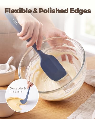 Bake Choice 6-Piece Silicone Spatula Set, Solid Steel Core, Heat Resistant - image 5