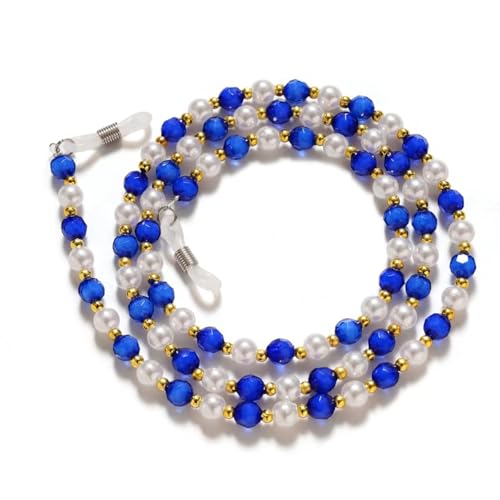 Image of Glasses Strap Beaded Eyeglass Chains Eye Glass Holders Necklaces String Women Eyewear Retainer Chain