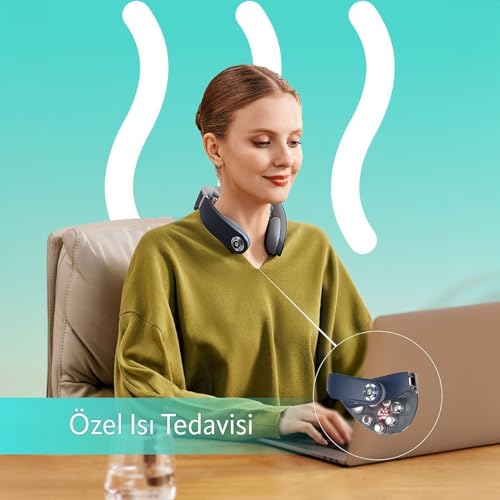 SKG G7 Pro Fold TENS-EMS Akıllı Boyun Masaj Aleti, Mobil APP Kontrollü, Titreşim ve Isı Kompres Fonksiyonlu, 4’lü Masaj Tekniği ile Evde Konforlu Masaj Deneyimi