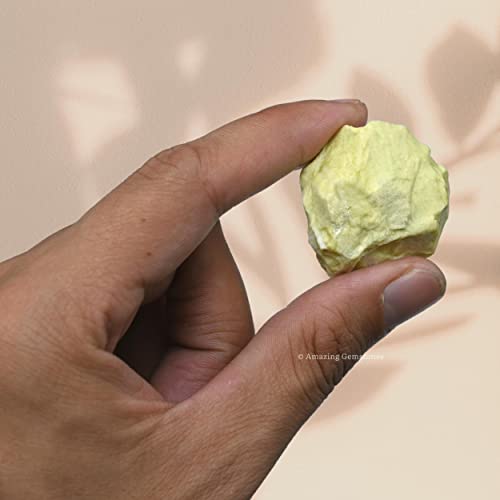 Image of Amazing Gemstone 2 Pieces Serpentine Raw Crystals and Healing Stones, Natural Rocks for Tumbling and DIY Raw Stones and Crystals