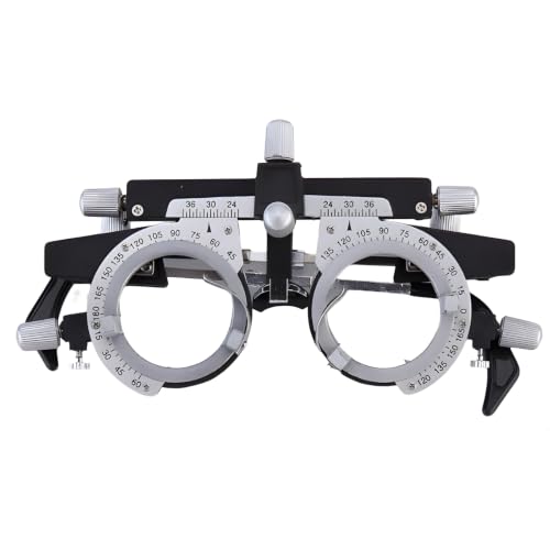 Marco de prueba con rotación 360° y ranuras múltiples para lentes de optometría
